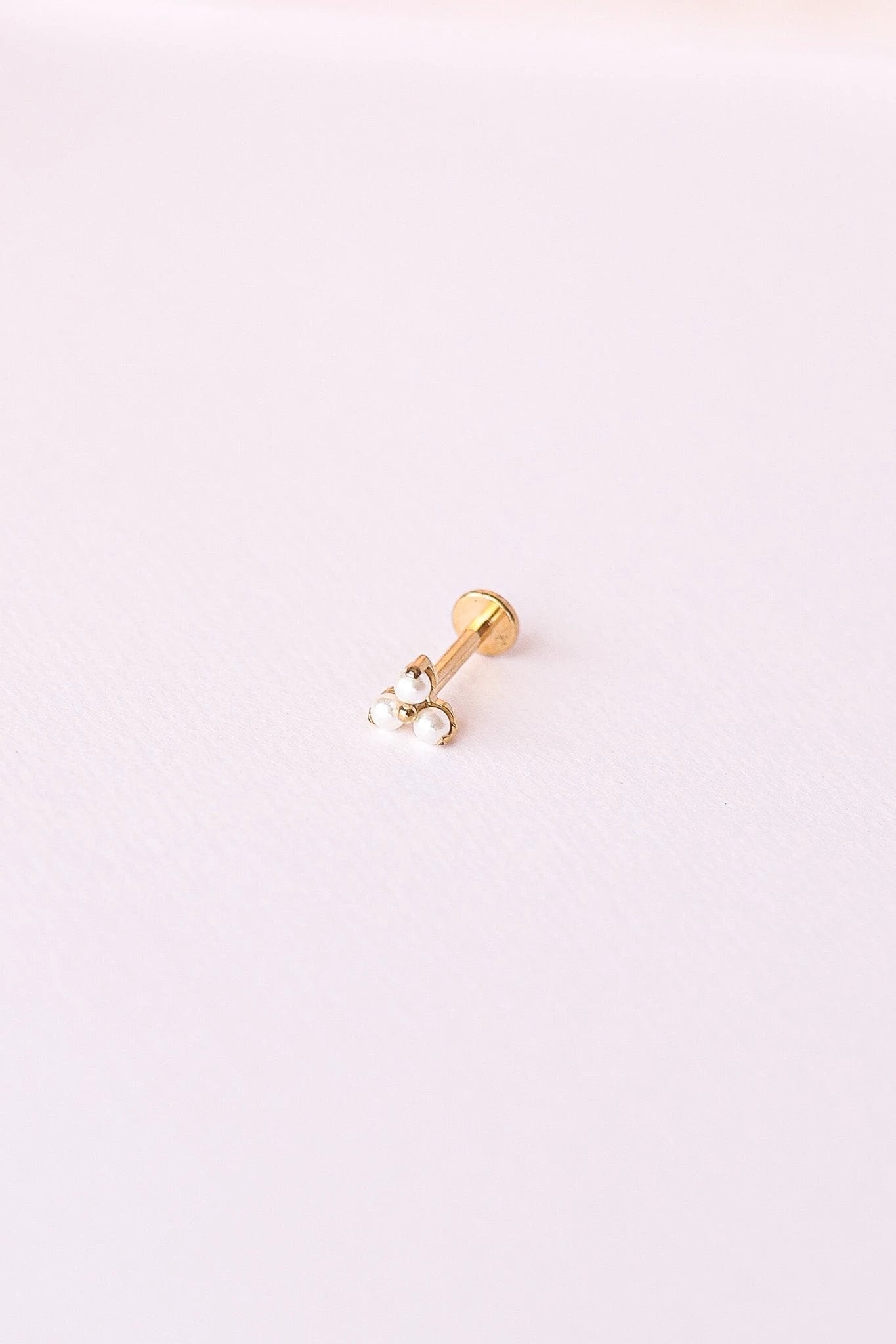 Pearl Trio Flat Back by Rose & Clay