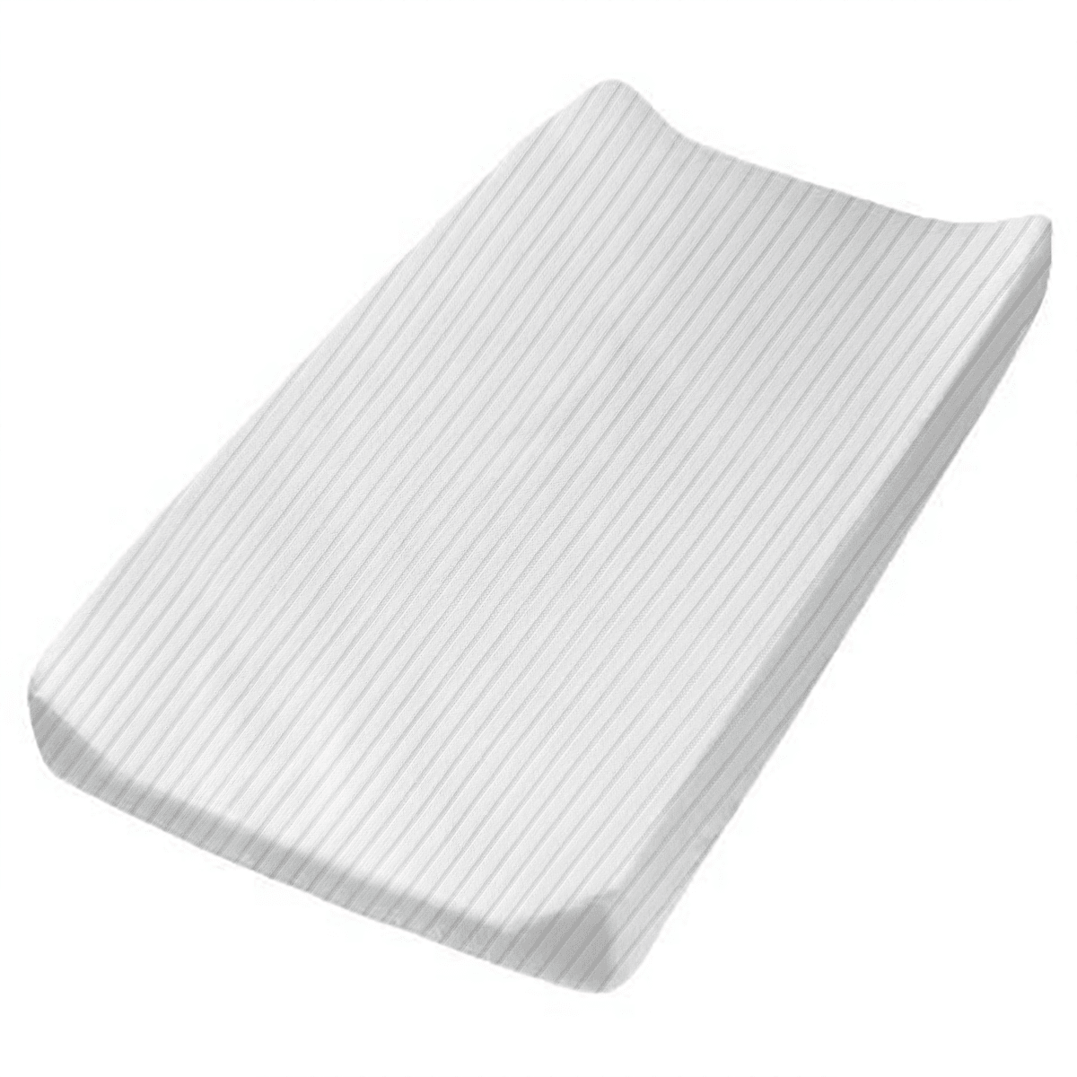 Pearl White Ribbed Changing Pad Cover La Vie Bien Pearl White Ribbed Changing Pad Cover