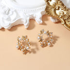 Pearl Wreath Earrings Pearl Earrings La Vie Bien Pearl Wreath Earrings