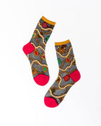 Pearls & Jewels Black Sheer Ankle Sock by Sock Candy