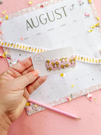 Pencil Bow Single Snap Clip by Evie Pearl Handmade