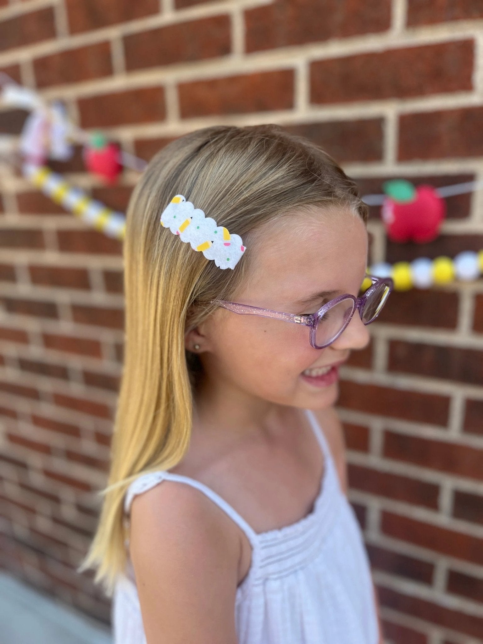 Pencil Single Snap Clip by Evie Pearl Handmade