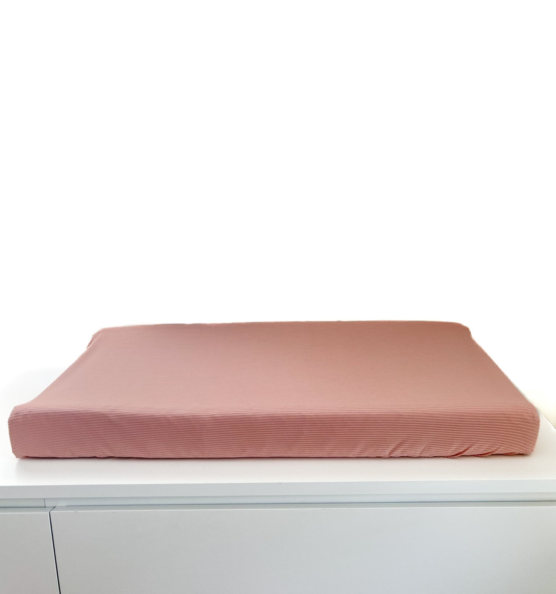 Peony Ribbed Changing Pad Cover La Vie Bien Peony Ribbed Changing Pad Cover