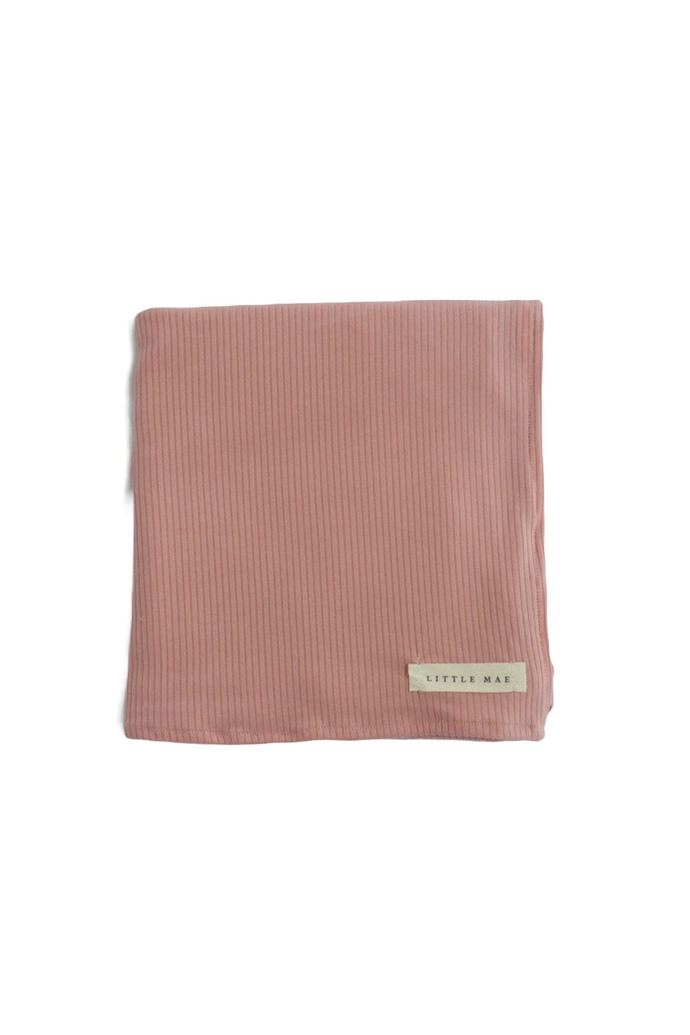 Peony Ribbed Stretch Swaddle La Vie Bien Peony Ribbed Stretch Swaddle
