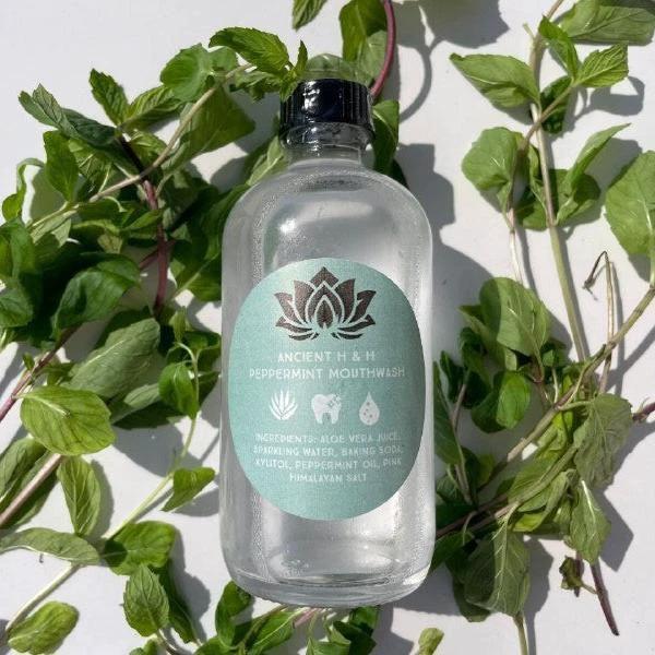 Peppermint Mouthwash by Ancient Health & Healings