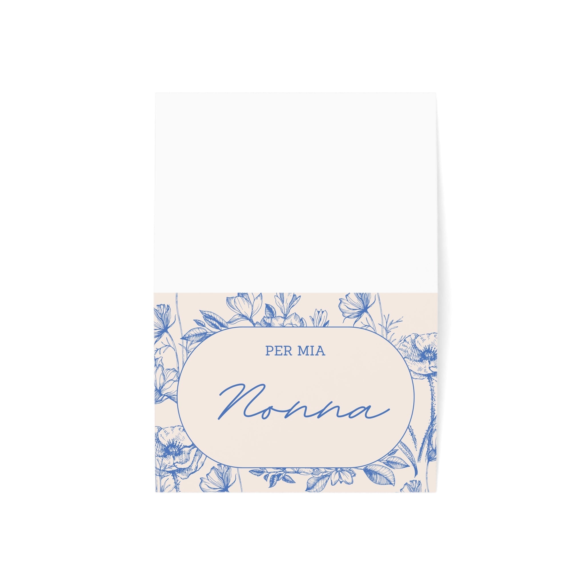 Per Mia Nonna Italian Grandmother Floral Greeting Card, blank inside with envelope Paper products La Vie Bien Per Mia Nonna Italian Grandmother Floral Greeting Card, blank inside with envelope