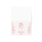 Per Mia Zia Italian Aunt pink Greeting Card, Floral Line Art Card with envelope included, blank inside Paper products La Vie Bien Per Mia Zia Italian Aunt pink Greeting Card, Floral Line Art Card with envelope included, blank inside