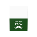 Per Mio Papà Italian Greeting Card for birthday or Father's Day, Card with Moustache, blank inside with envelope Paper products La Vie Bien Per Mio Papà Italian Greeting Card for birthday or Father's Day, Card with Moustache, blank inside with envelope