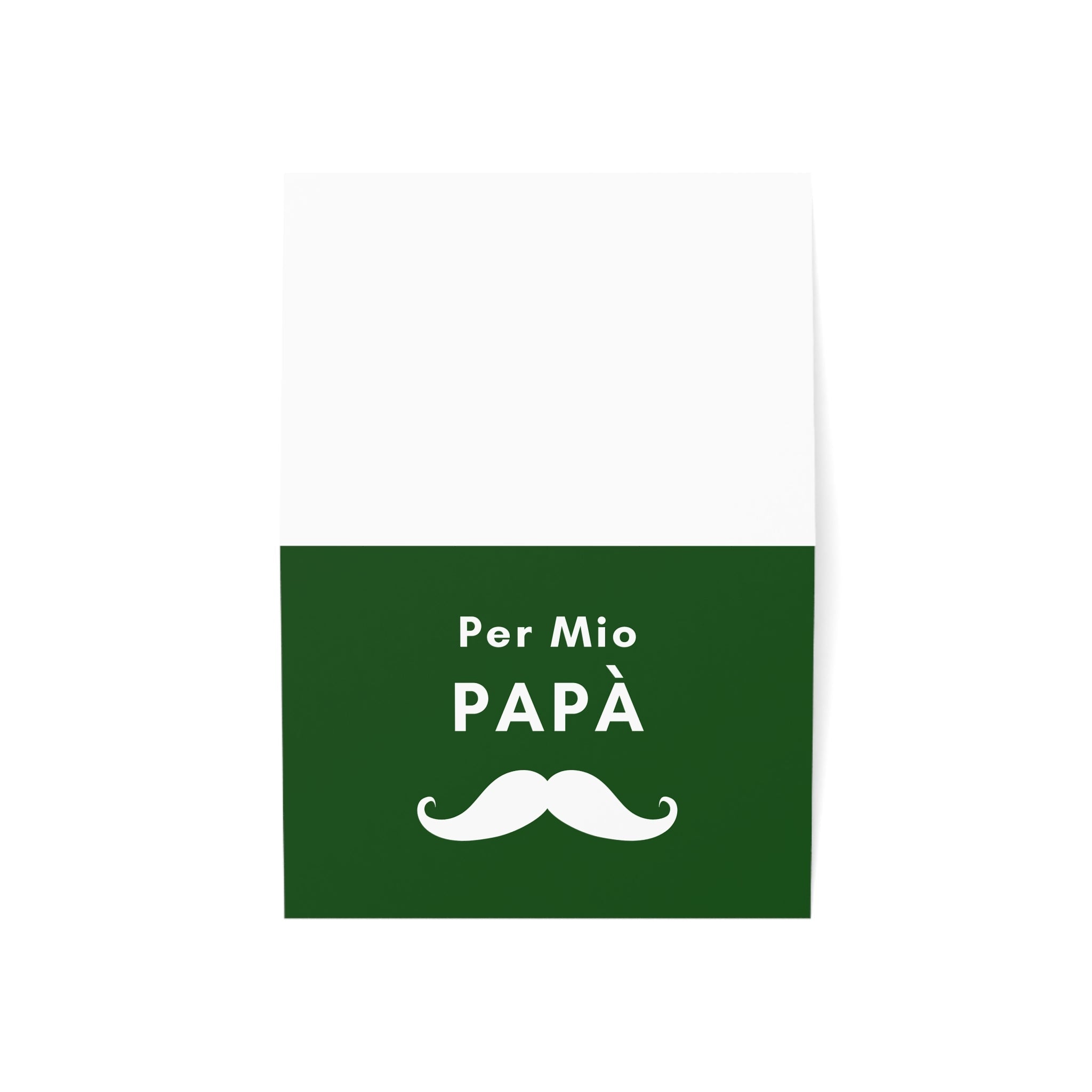 Per Mio Papà Italian Greeting Card for birthday or Father's Day, Card with Moustache, blank inside with envelope Paper products La Vie Bien Per Mio Papà Italian Greeting Card for birthday or Father's Day, Card with Moustache, blank inside with envelope