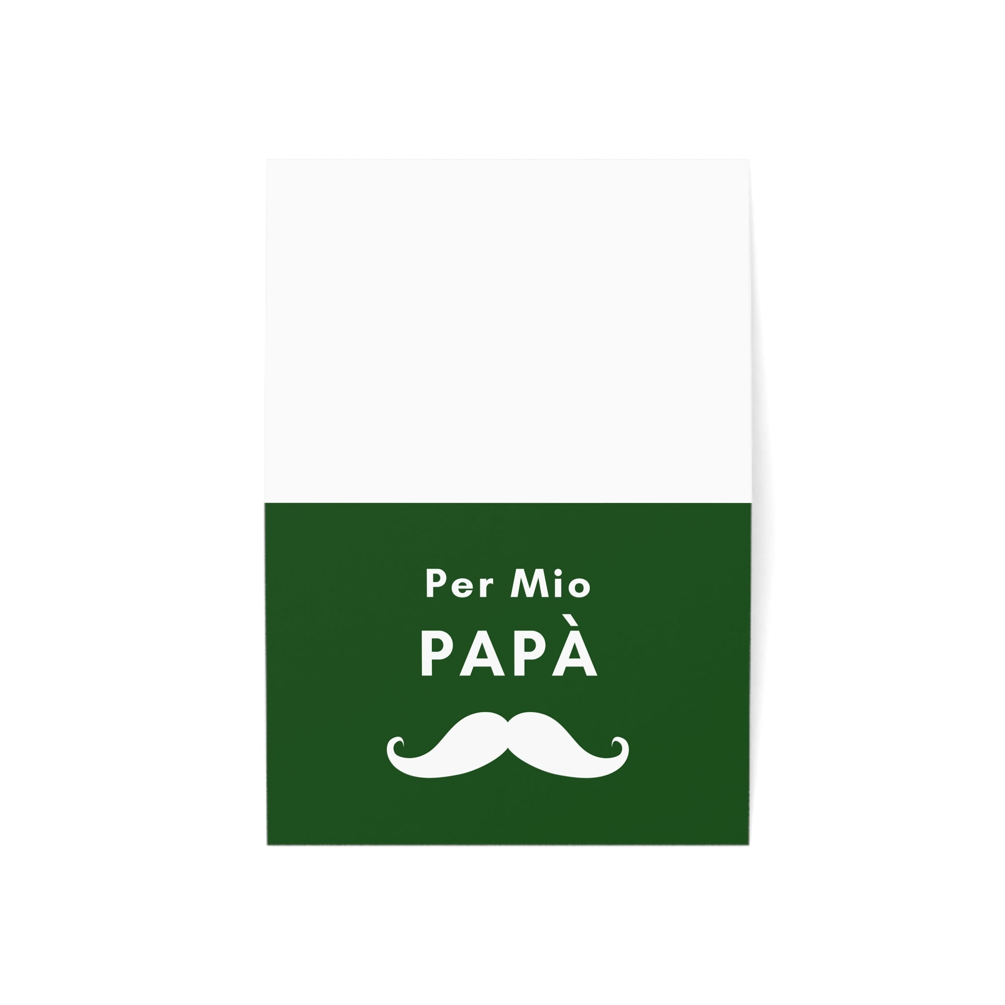 Per Mio Papà Italian Greeting Card for birthday or Father's Day, Card with Moustache, blank inside with envelope Paper products La Vie Bien Per Mio Papà Italian Greeting Card for birthday or Father's Day, Card with Moustache, blank inside with envelope