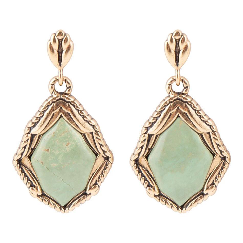 Peregrine Turquoise Post Earrings by Barse Jewelry