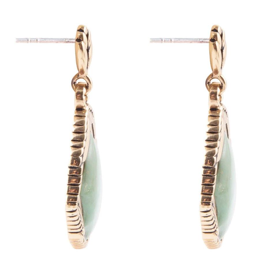 Peregrine Turquoise Post Earrings by Barse Jewelry