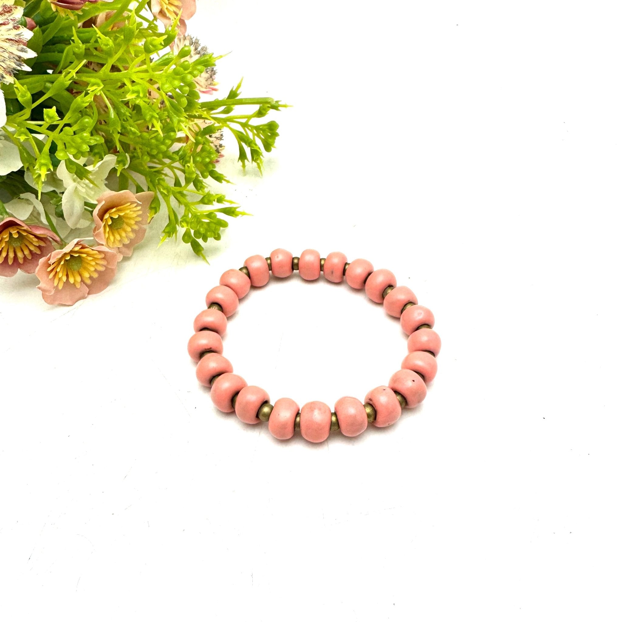 Perfect Pink Ceramic Bracelet Bracelet La Vie Bien Perfect Pink Ceramic Bracelet