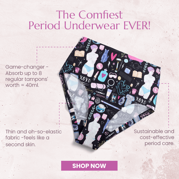 Period Underwear in Boy Shorts or High Rise Style [Available in SM - 2XL]