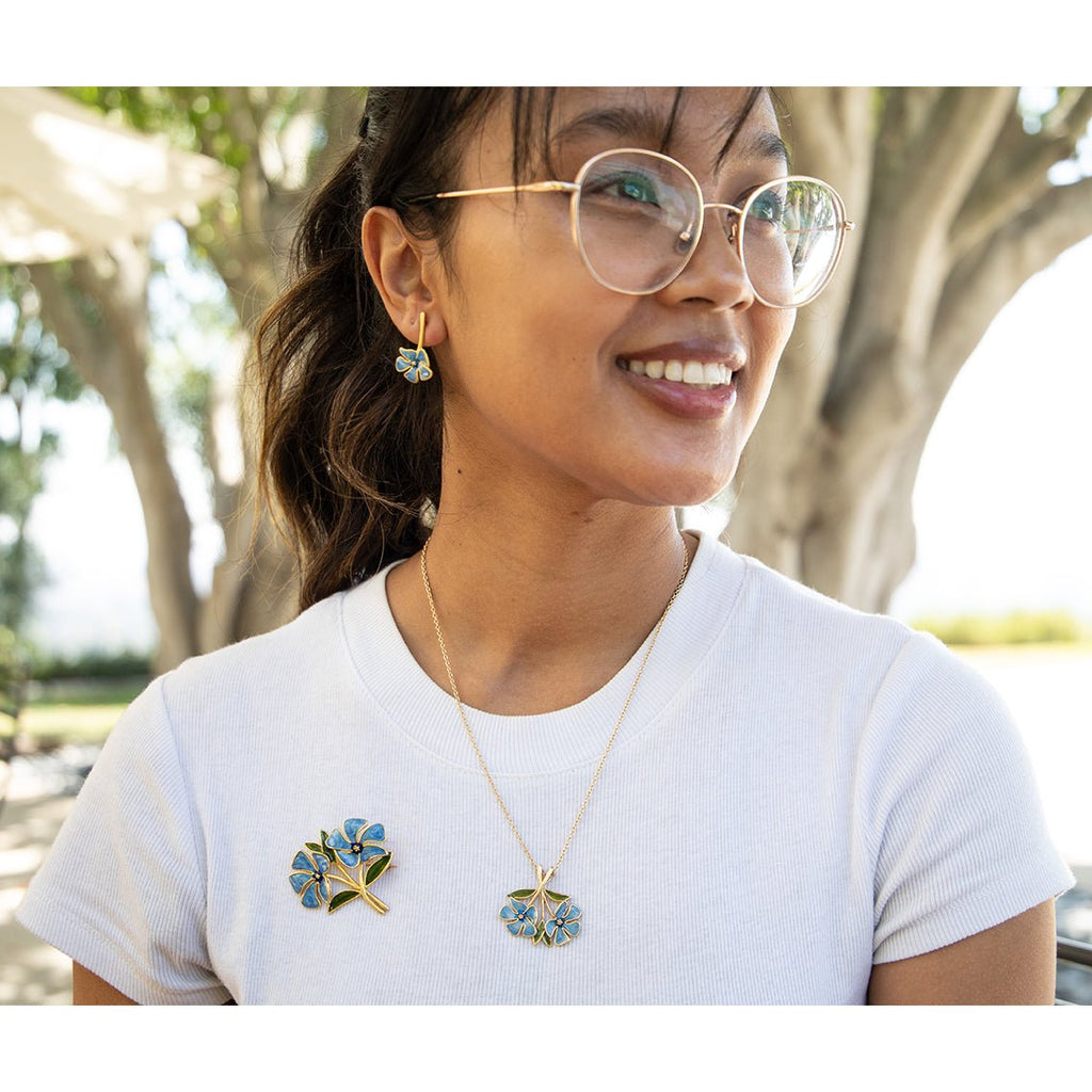 Periwinkle Brooch JEWELRY La Vie Bien Periwinkle Brooch