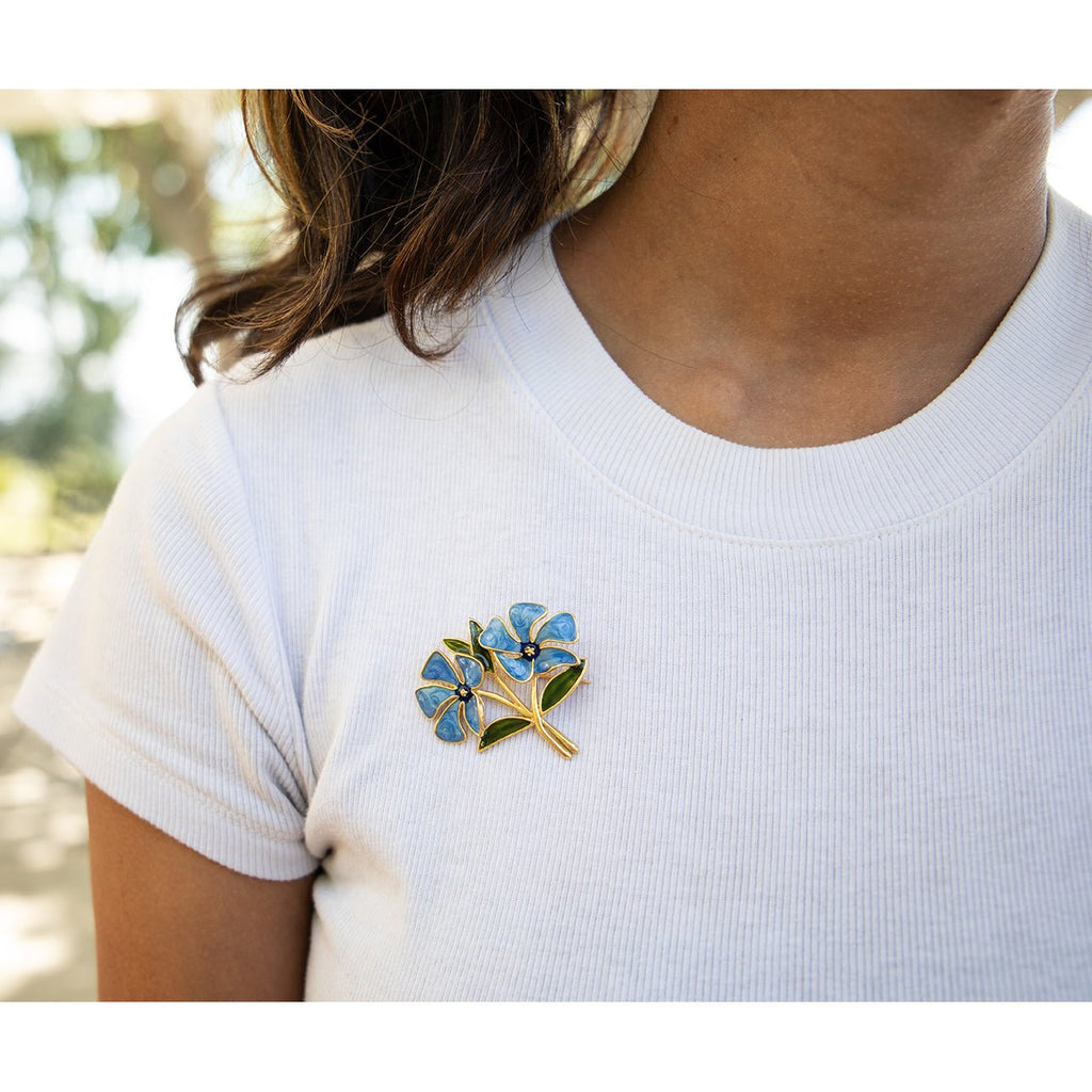 Periwinkle Brooch JEWELRY La Vie Bien Periwinkle Brooch