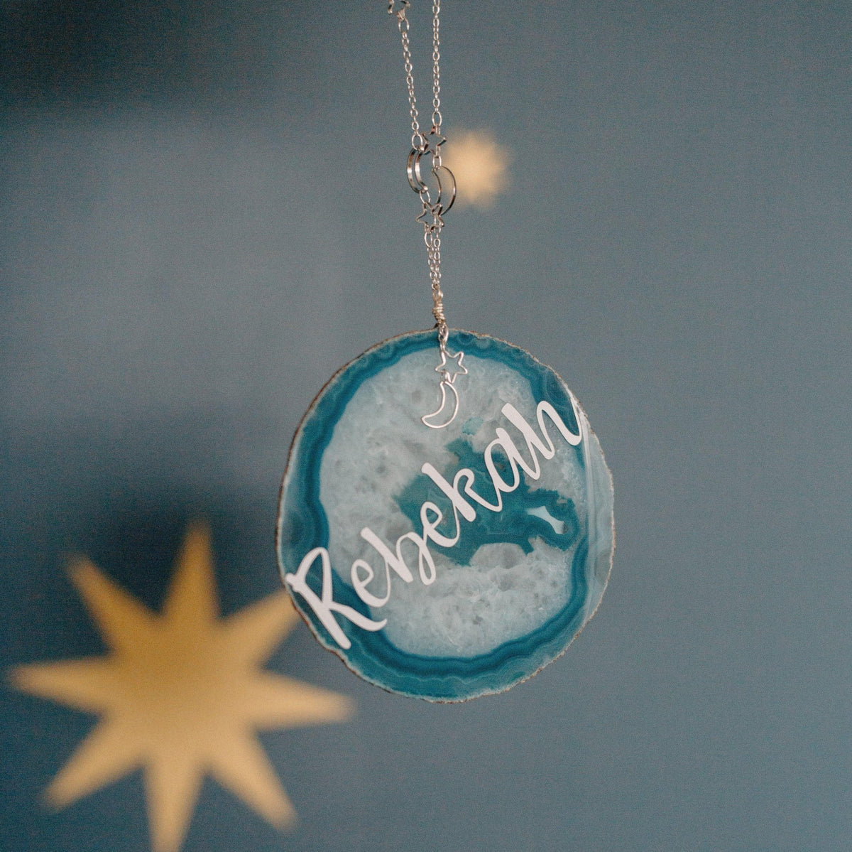 Personalized Baby Name Agate Nursery Decor La Vie Bien Personalized Baby Name Agate Nursery Decor