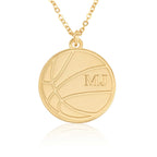 Personalized Basketball Name Necklace La Vie Bien Personalized Basketball Name Necklace
