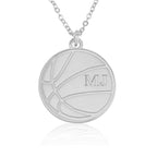 Personalized Basketball Name Necklace La Vie Bien Personalized Basketball Name Necklace