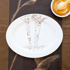 Nature-Inspired Birch Oval Platter – Custom Initials in Heart Design by rust designs