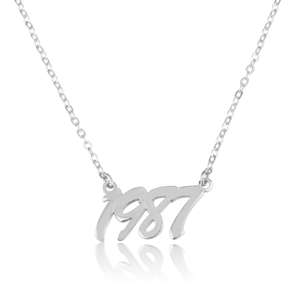 Personalized Birth Year Necklace La Vie Bien Personalized Birth Year Necklace