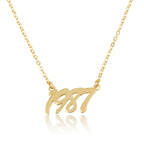 Personalized Birth Year Necklace La Vie Bien Personalized Birth Year Necklace