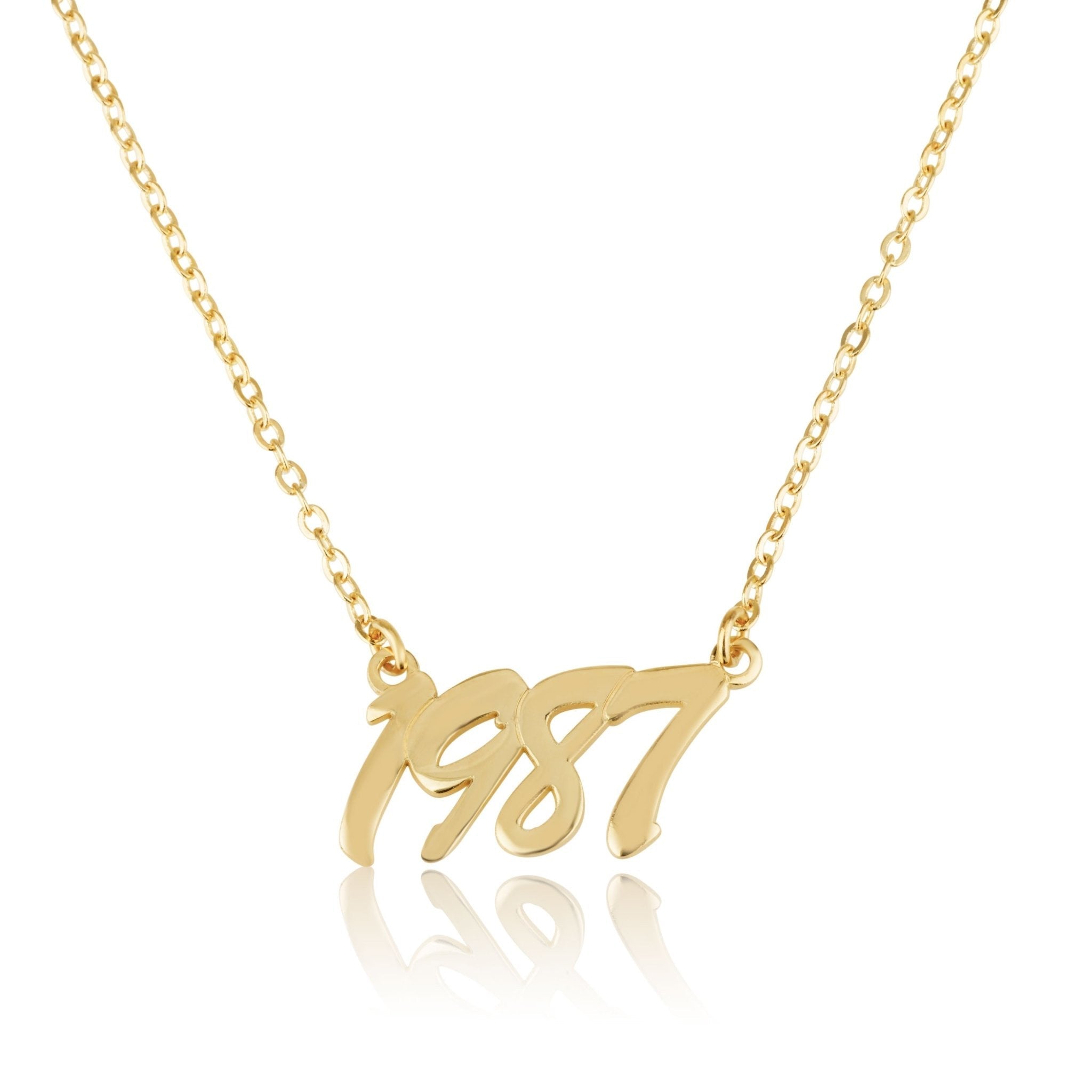 Personalized Birth Year Necklace La Vie Bien Personalized Birth Year Necklace