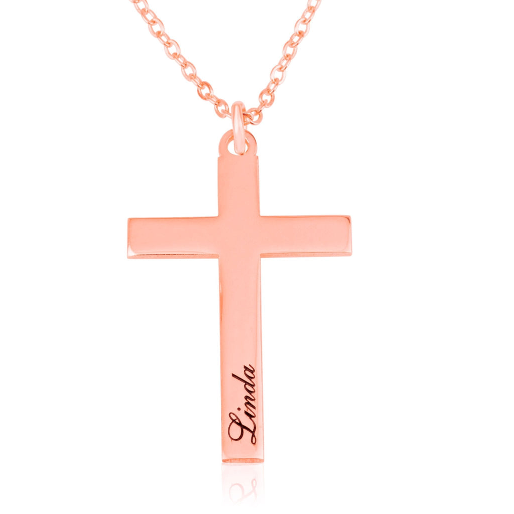 Personalized Cross Necklace