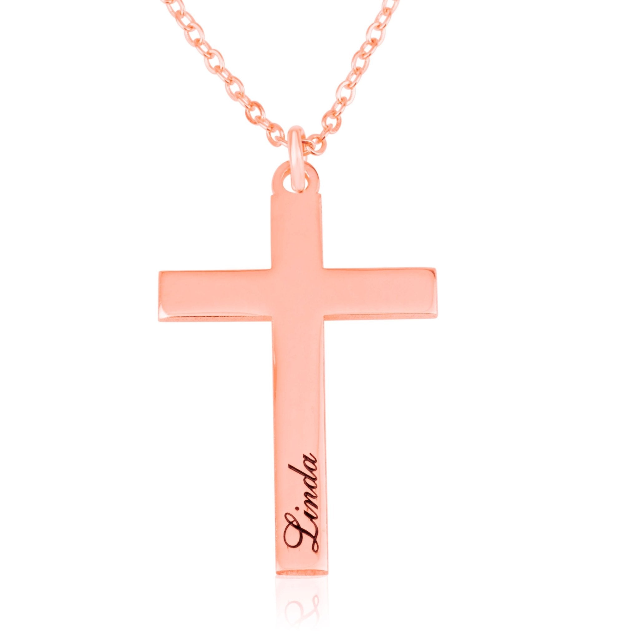 Personalized Cross Necklace