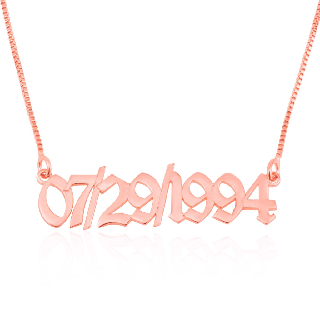 Personalized Date Necklace