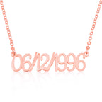 Personalized Date Necklace