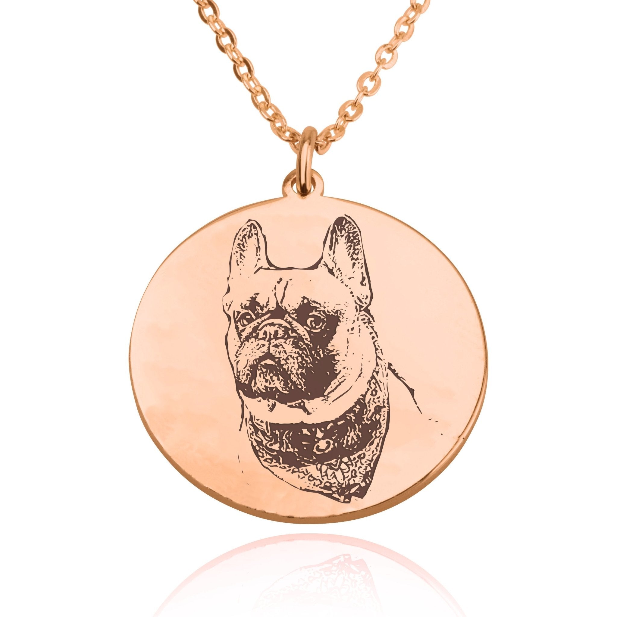 Personalized Dog Photo Engraved Necklace La Vie Bien Personalized Dog Photo Engraved Necklace