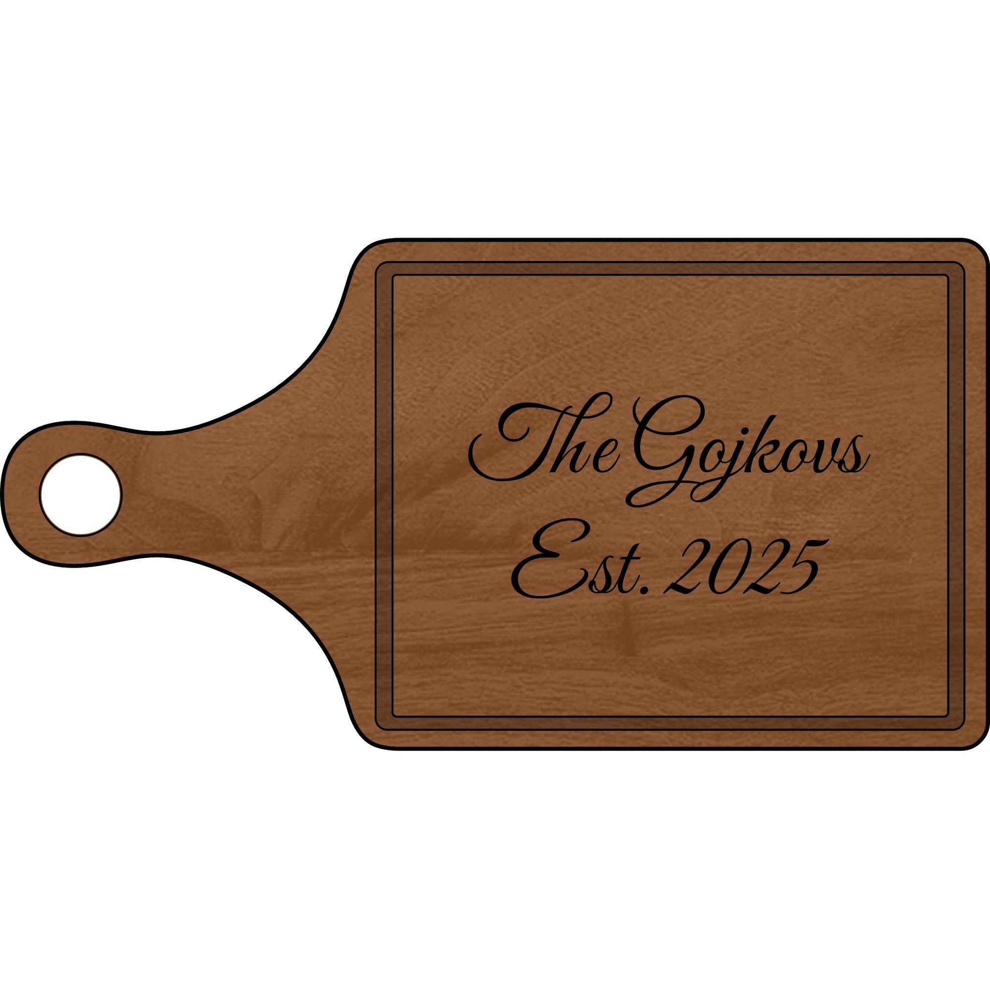 Personalized Engraved Wooden Cutting Board for Newlyweds, Gift for Kitchen, Home Decor, Anniversary, Housewarming