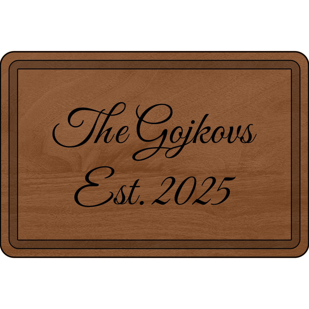 Personalized Engraved Wooden Cutting Board for Newlyweds, Gift for Kitchen, Home Decor, Anniversary, Housewarming