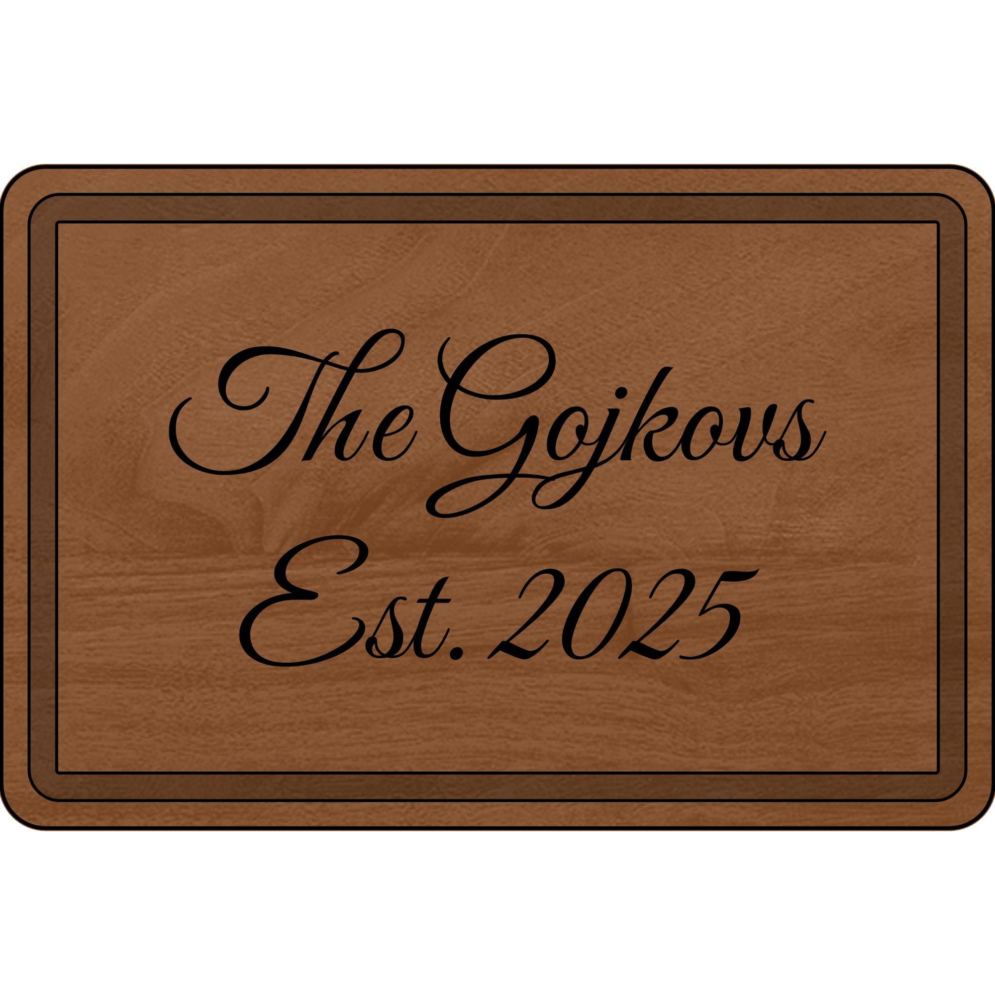 Personalized Engraved Wooden Cutting Board for Newlyweds, Gift for Kitchen, Home Decor, Anniversary, Housewarming