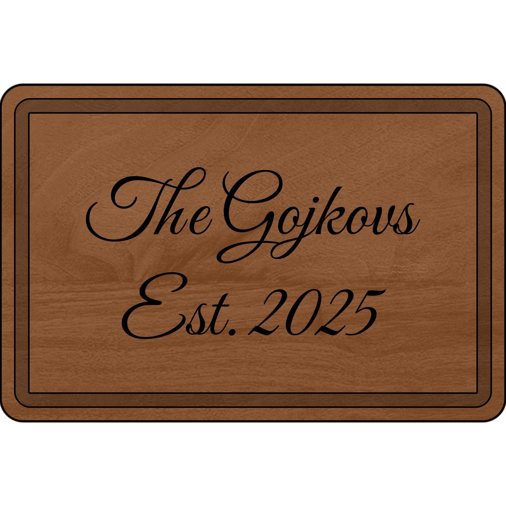Personalized Engraved Wooden Cutting Board for Newlyweds, Gift for Kitchen, Home Decor, Anniversary, Housewarming