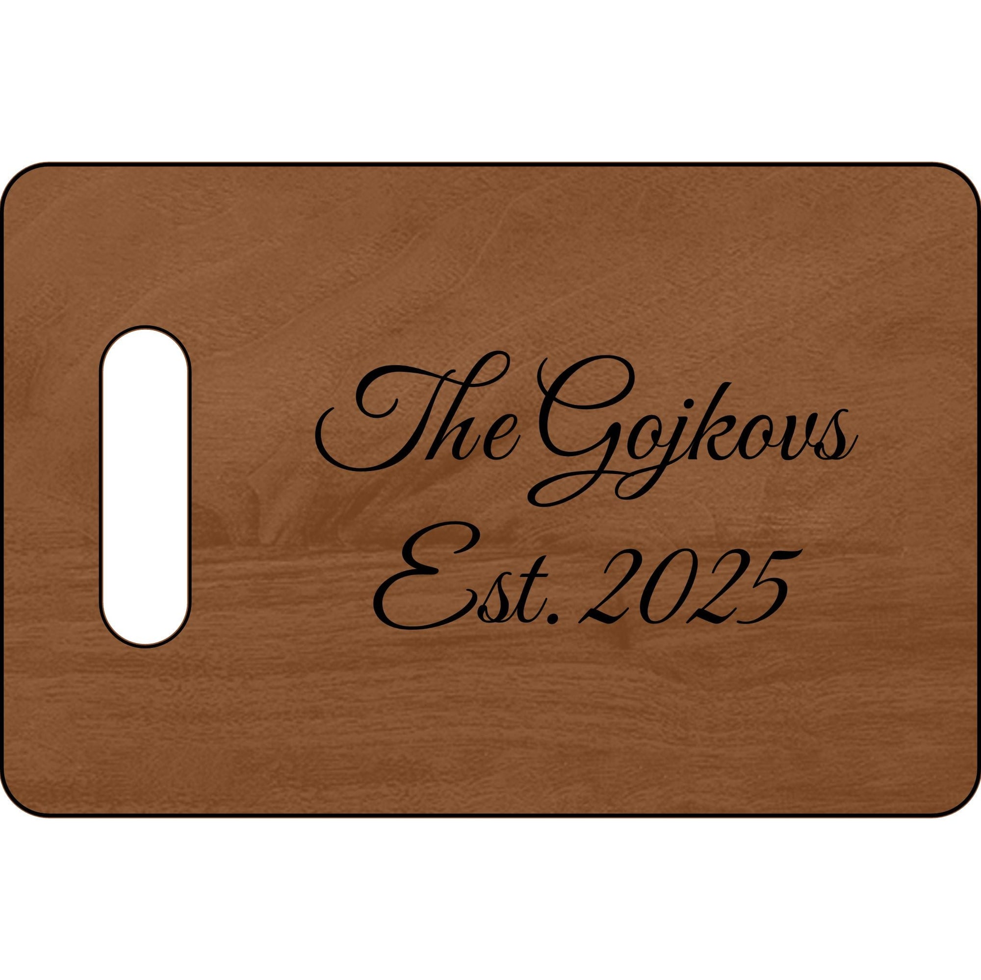 Personalized Engraved Wooden Cutting Board for Newlyweds, Gift for Kitchen, Home Decor, Anniversary, Housewarming