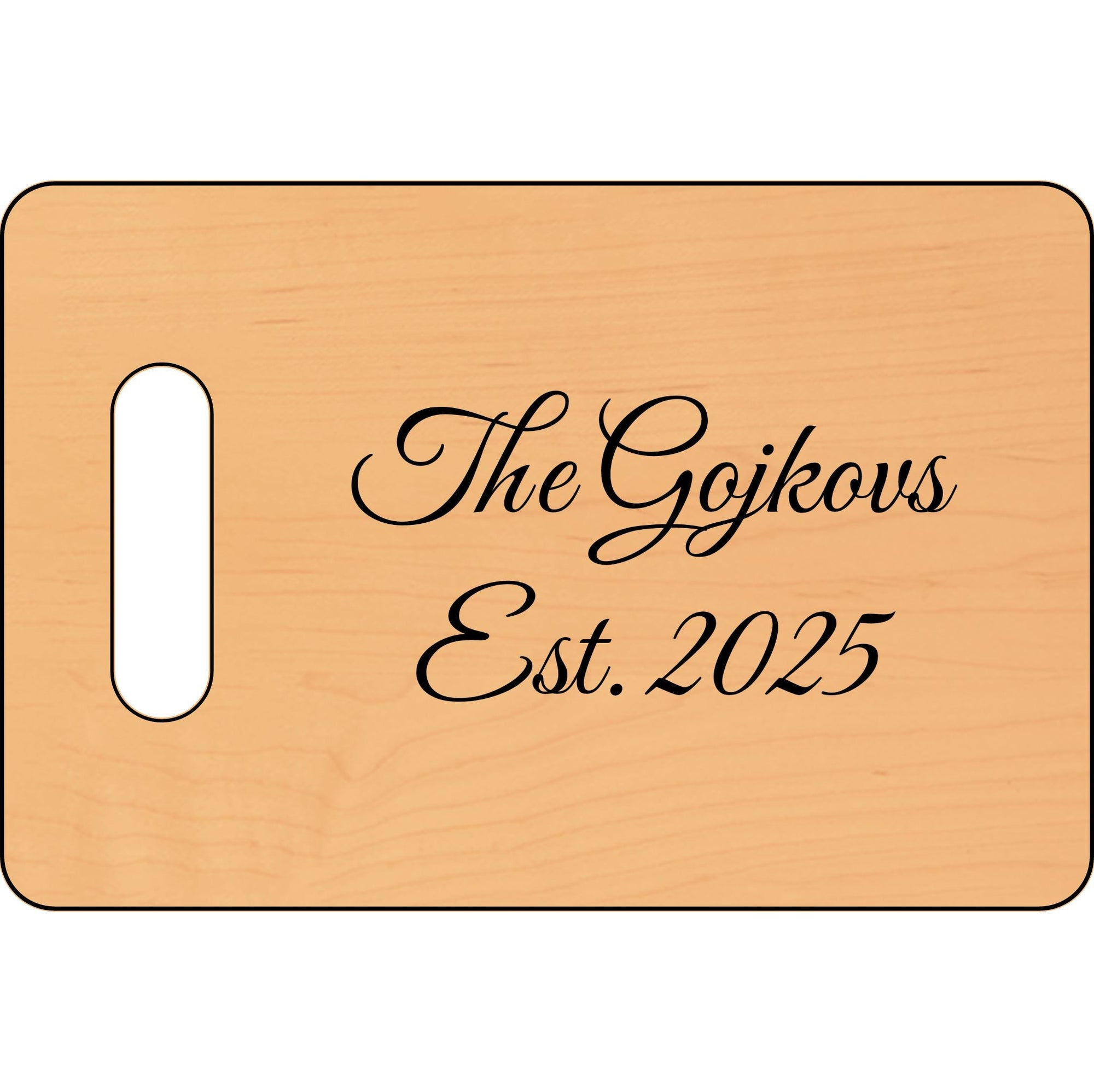Personalized Engraved Wooden Cutting Board for Newlyweds, Gift for Kitchen, Home Decor, Anniversary, Housewarming