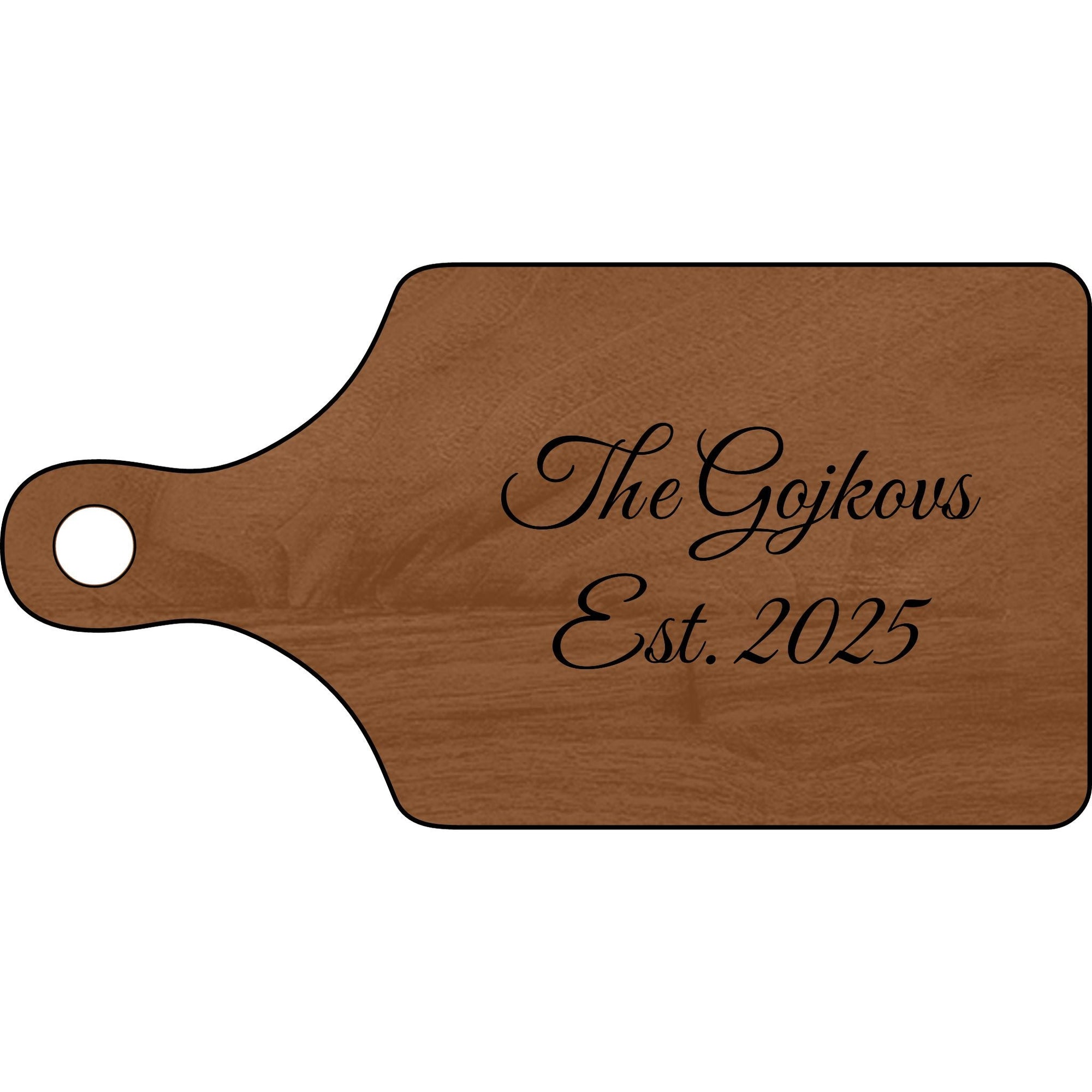 Personalized Engraved Wooden Cutting Board for Newlyweds, Gift for Kitchen, Home Decor, Anniversary, Housewarming