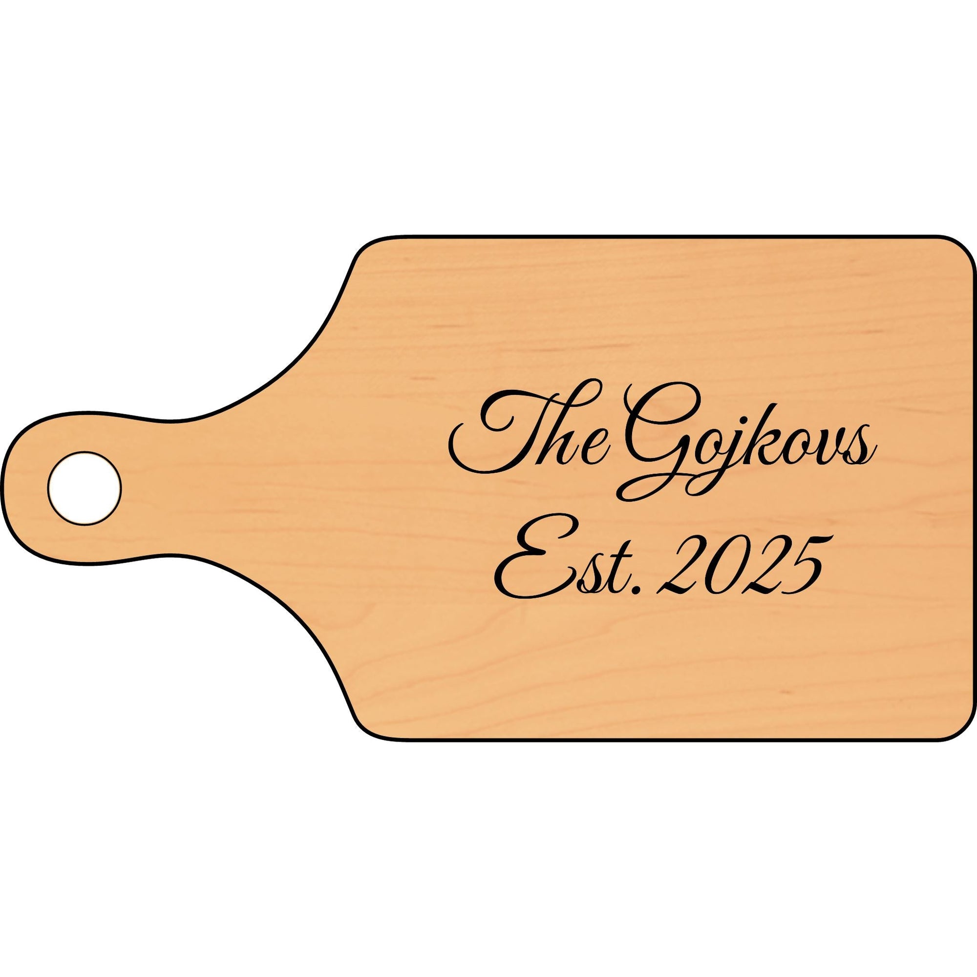Personalized Engraved Wooden Cutting Board for Newlyweds, Gift for Kitchen, Home Decor, Anniversary, Housewarming
