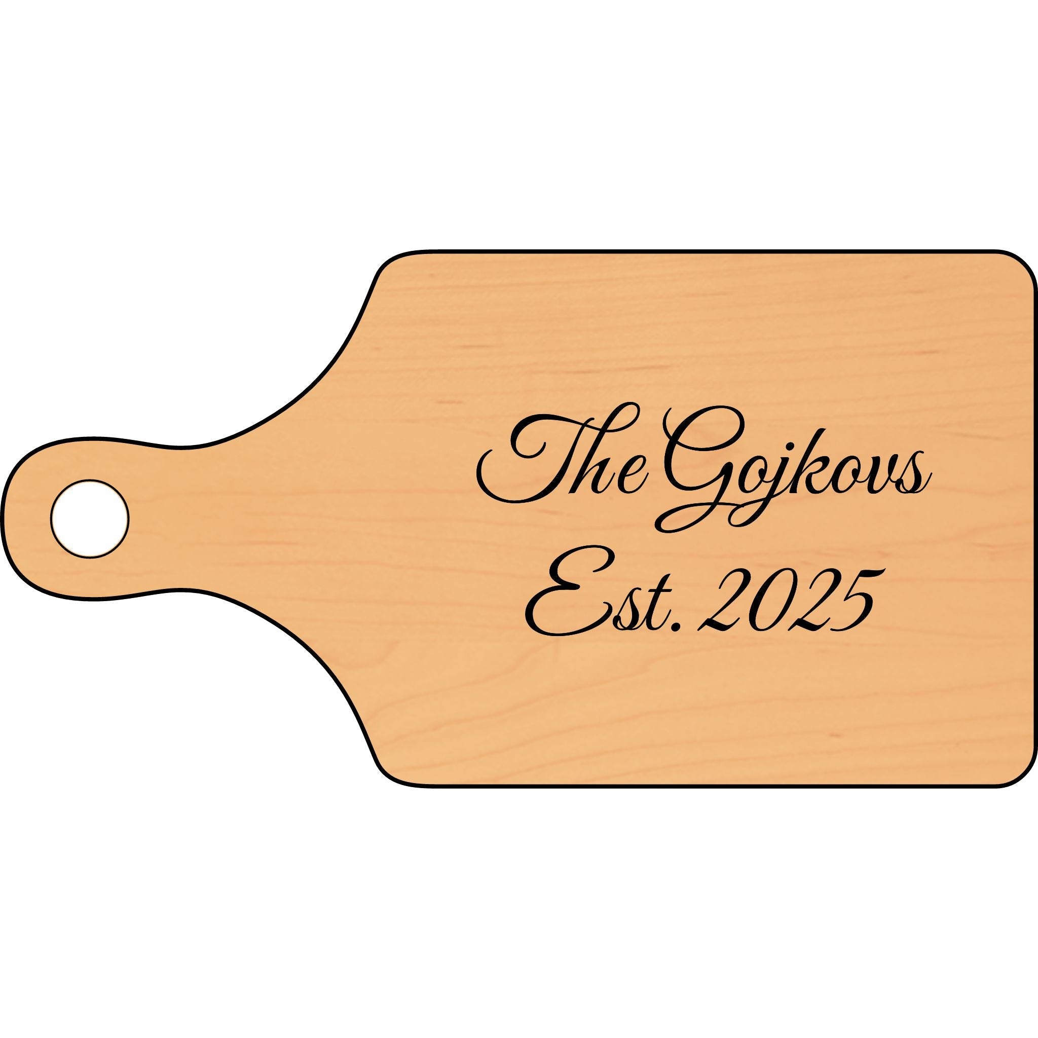 Personalized Engraved Wooden Cutting Board for Newlyweds, Gift for Kitchen, Home Decor, Anniversary, Housewarming