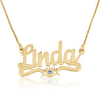 Personalized Evil Eye Necklace With English Name La Vie Bien Personalized Evil Eye Necklace With English Name