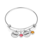 Personalized Gift For Mom Charm Bracelet La Vie Bien Personalized Gift For Mom Charm Bracelet