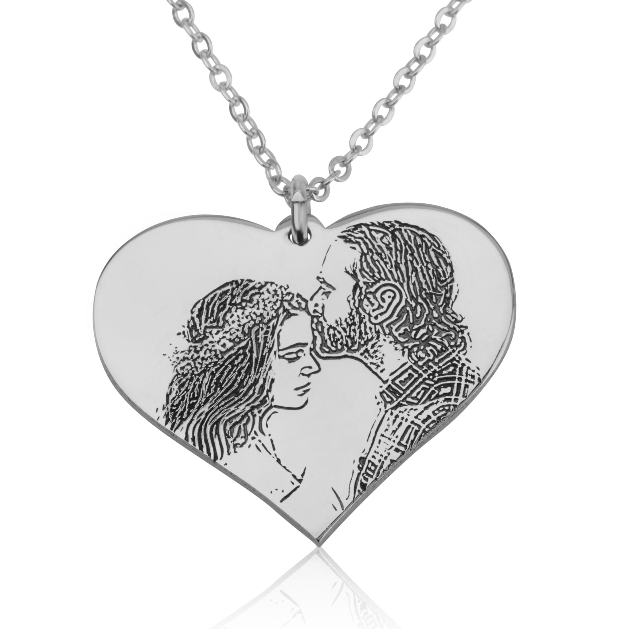 Personalized Heart Photo Necklace La Vie Bien Personalized Heart Photo Necklace
