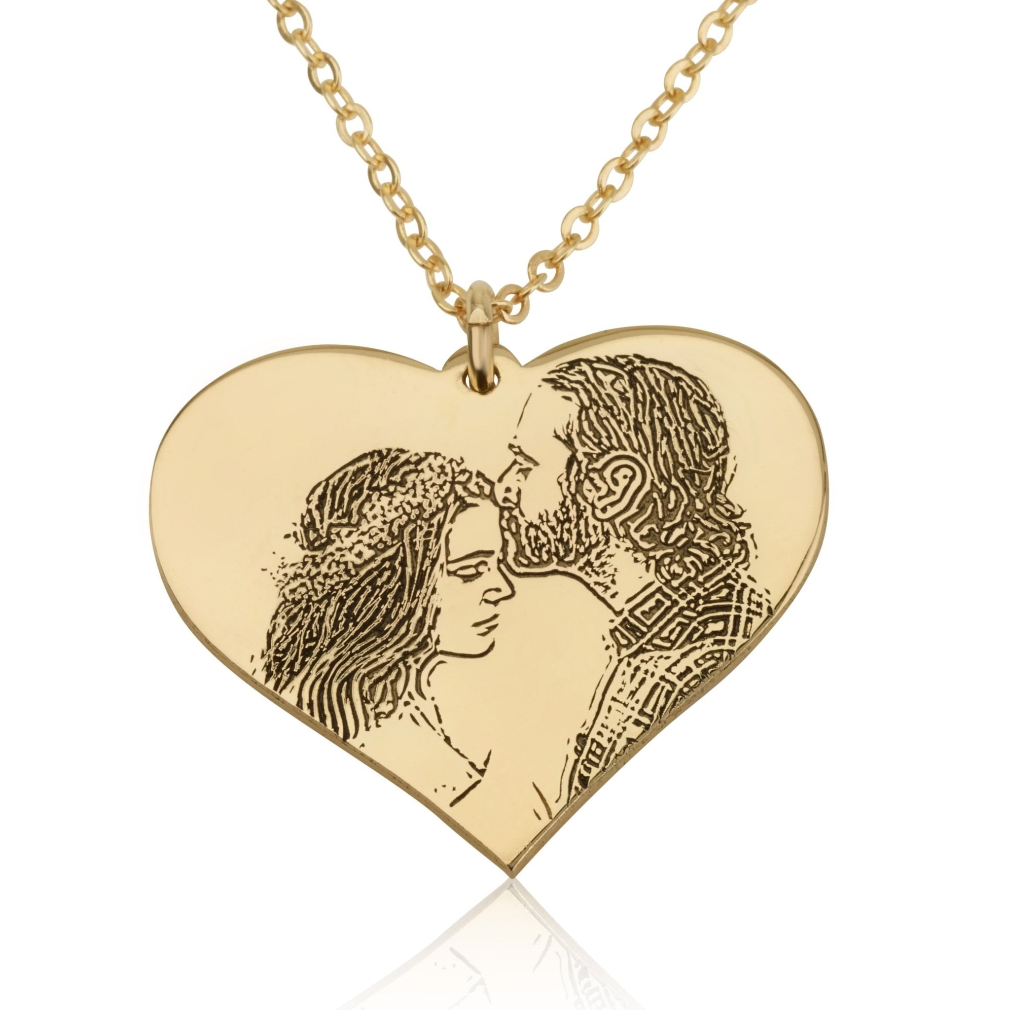 Personalized Heart Photo Necklace La Vie Bien Personalized Heart Photo Necklace