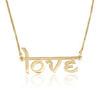 Personalized Hindi Style English Name Necklace