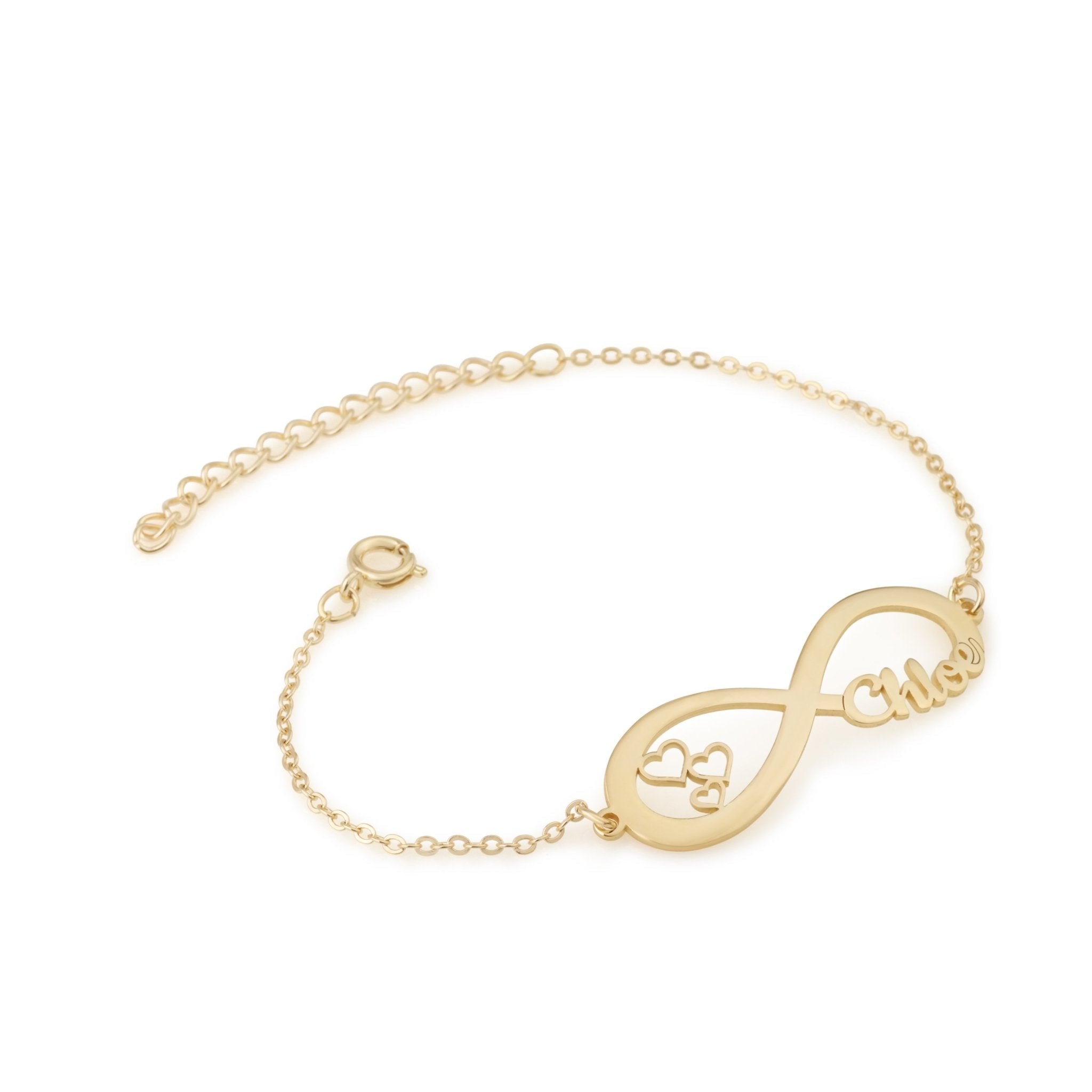 Personalized Infinity Name Bracelet La Vie Bien Personalized Infinity Name Bracelet
