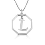 Personalized Letter Necklace La Vie Bien Personalized Letter Necklace