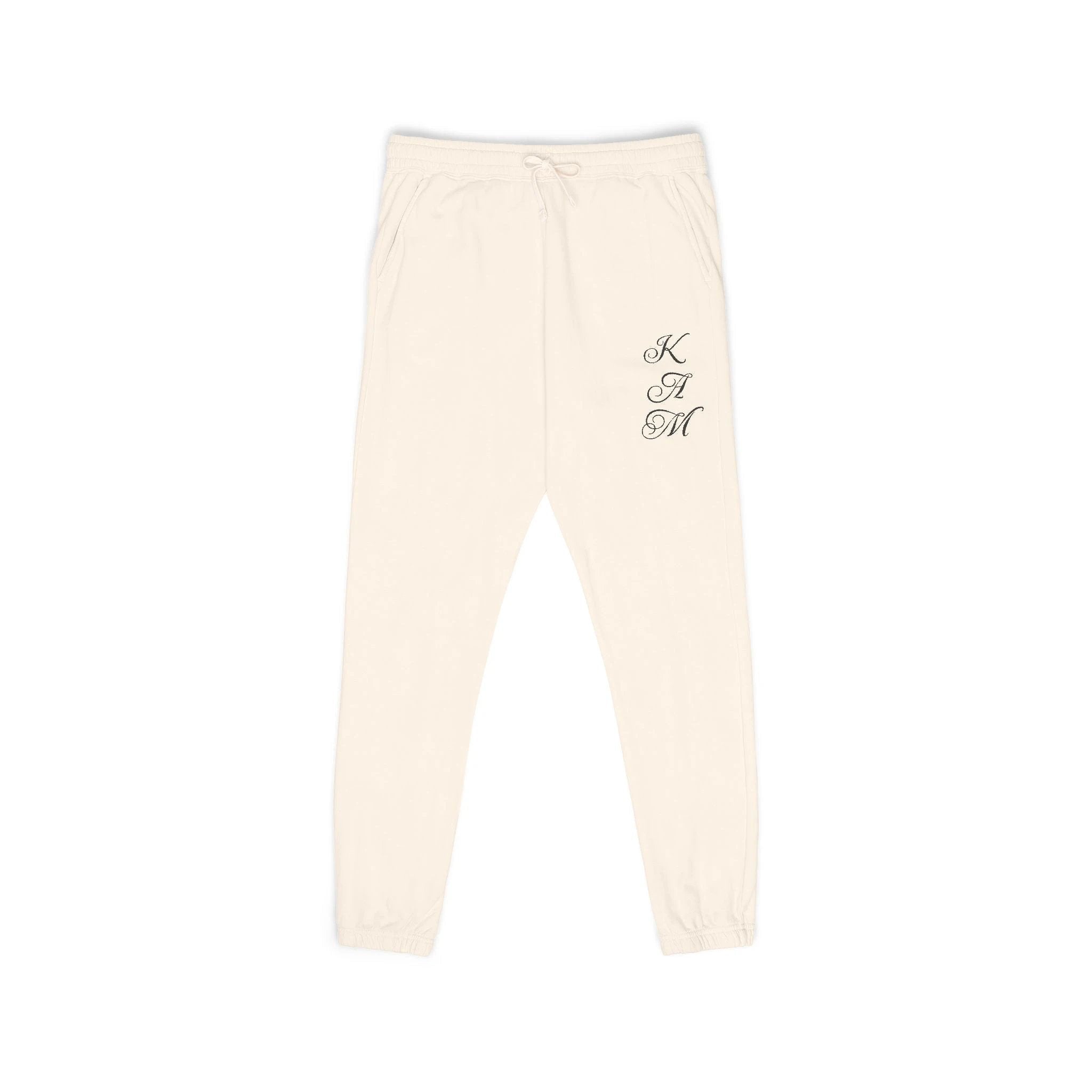 Personalized Monogram Joggers — Casual Unisex Fleece Sweatpants by Printify