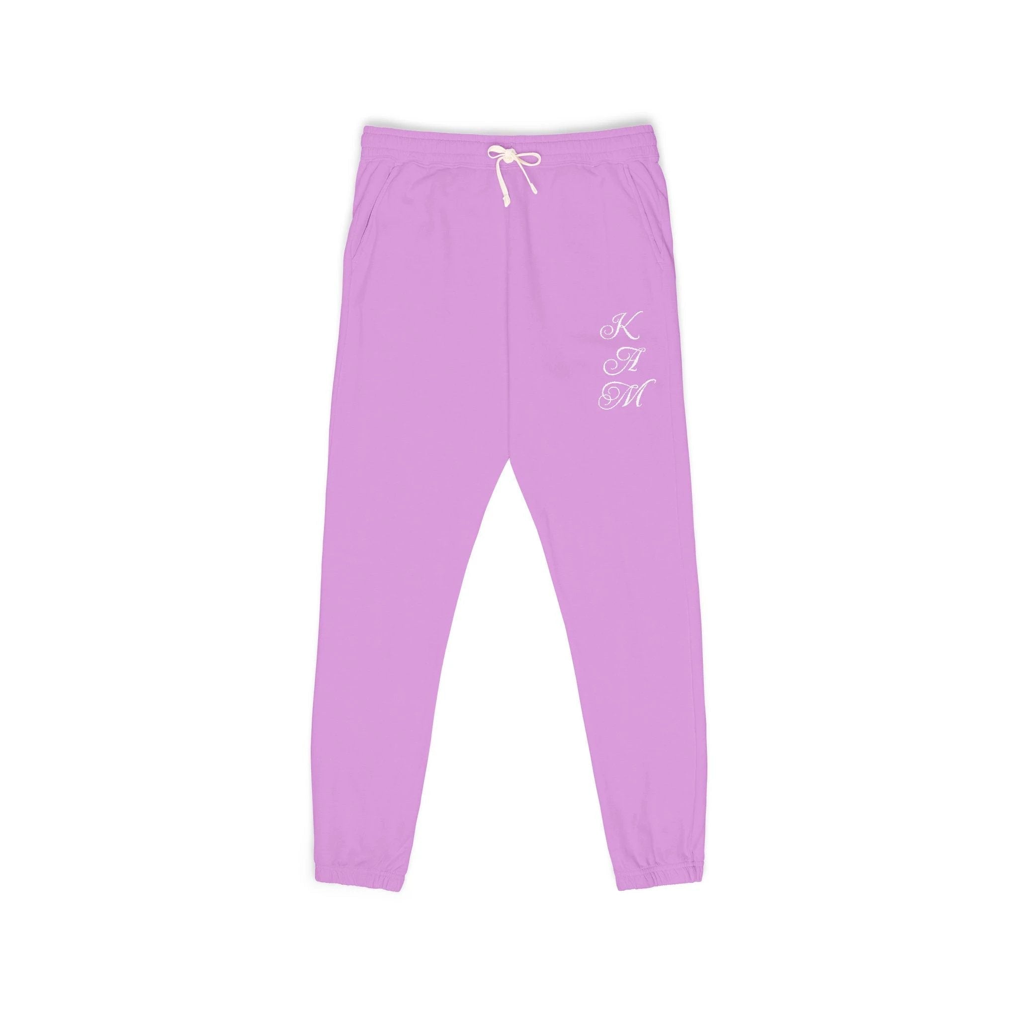 Personalized Monogram Joggers — Casual Unisex Fleece Sweatpants by Printify